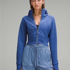 lululemon athletica Full-Zip Cropped Scuba Hoodie